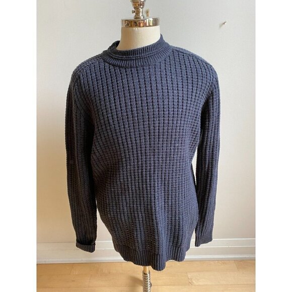 Selected Homme BNWOT knit sweater "Atlas" navy blue sz 2XLarge New - Picture 2 of 8